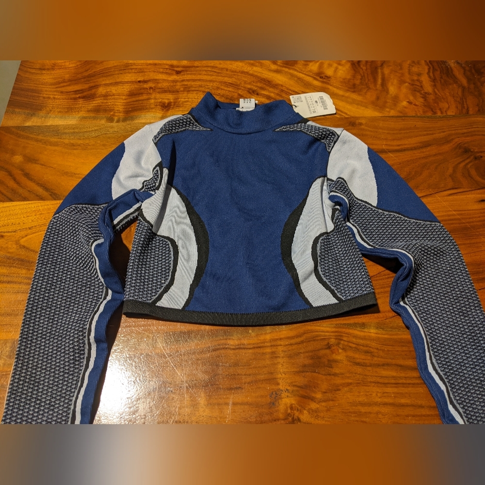 [NWT!] Zara x Everlast - Limitless Contour Seamless Blue Top | Medium / Large - Picture 8 of 12